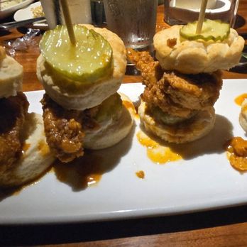 Stoney River - Hot Chicken Biscuits (By far the best thing I got) - Steakhouses Near Me - Germantown, Tennessee