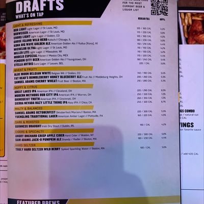 Menu photo 4 Buffalo Wild Wings Niles, OH Menu photo 4 Buffalo Wild Wings Niles, OH