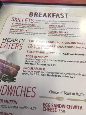 Menu photo 7 Amy’s Corner Cafe Monroe, WI