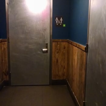 Shake Shack Dumbo - In case y'all were wondering what the doors to the restrooms looked like... - Burgers Near Me - Brooklyn, New York