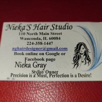 Nieka's Hair Studio - Hair Salons Near Me - Wauconda, Illinois Nieka's Hair Studio - Hair Salons Near Me - Wauconda, Illinois