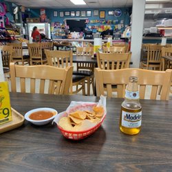 Mercadito Y Taqueria - Chips & salsa included. Import Mexican beer $2.99.