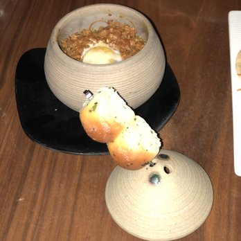 Indian Accent - Soy Keema, Quail Egg, Lime Leaf Butter Pao - Indian Near Me - New York, New York