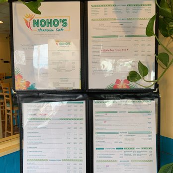 Noho's Hawaiian Cafe - Menu - Hawaiian Near Me - Medford, Oregon Noho's Hawaiian Cafe - Menu - Hawaiian Near Me - Medford, Oregon