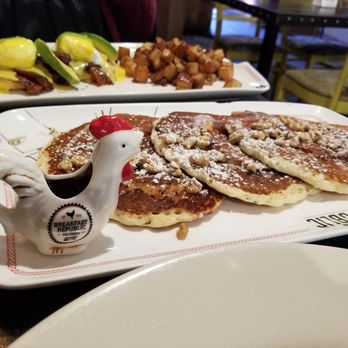 Breakfast Republic - The little chicken syrup holder is so cute! - Breakfast & Brunch Near Me - San Diego, California