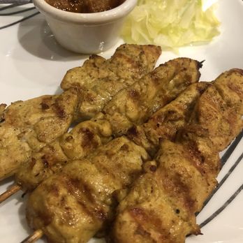 Green Basil Thai Restaurant - Chicken Satay - Thai Near Me - Burnaby, British Columbia