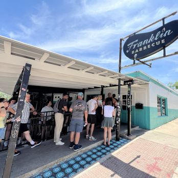 Franklin Barbecue - Patiently waiting in line ..... - Barbeque Near Me - Austin, Texas