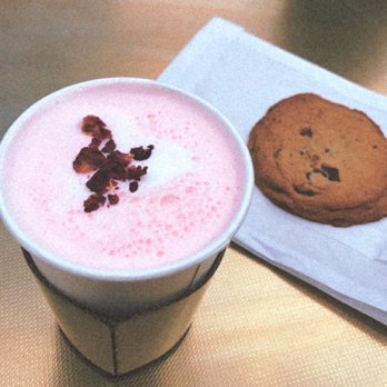 Cafe Sheera - Egyptian Rose Latte - Cafes Near Me - Beverly Hills, California