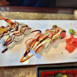 Emma's Asian 1 - Crunch Shrimp Roll & Rainbow Roll