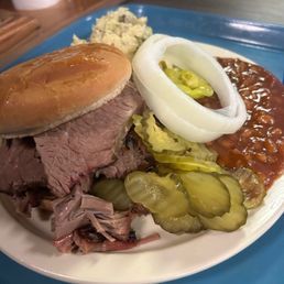 Sliced Beef Sandwich