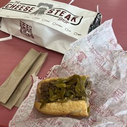 The Cheese Steak Shop - Cheesesteak and bag