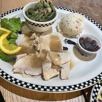 Black Bear Diner San Antonio City Base - Roasted turkey plate - Diners Near Me - San Antonio, Texas