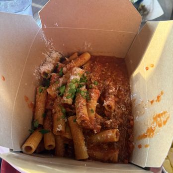Tina's Pizza - Rigatoni bolognese - Pizza Near Me - Carpinteria, California Tina's Pizza - Rigatoni bolognese - Pizza Near Me - Carpinteria, California