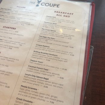 The Coupe - Coupe Menu - Diners Near Me - Washington, DC, District of Columbia The Coupe - Coupe Menu - Diners Near Me - Washington, DC, District of Columbia