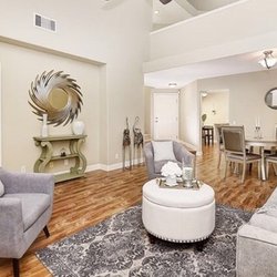 White Pearl Home Staging - Living Room Staging