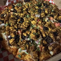 Chicken Curry Pizza