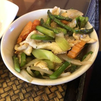 Thai Lotus - Asparagus delight with chicken - Thai Near Me - Reno, Nevada Thai Lotus - Asparagus delight with chicken - Thai Near Me - Reno, Nevada