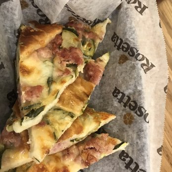 Rosetta Bakery - Zucchini, ham and mozzarella focaccia - Bakeries Near Me - Miami Beach, Florida Rosetta Bakery - Zucchini, ham and mozzarella focaccia - Bakeries Near Me - Miami Beach, Florida
