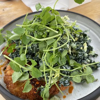 Destroyer - Crispy Chicken Schnitzel - New American Near Me - Culver City, California Destroyer - Crispy Chicken Schnitzel - New American Near Me - Culver City, California