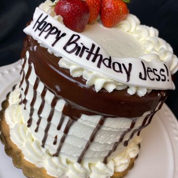 BAM Desserts - Small Strawberry shortcake with chocolate drip.  $53 - Desserts Near Me - Somerset, New Jersey