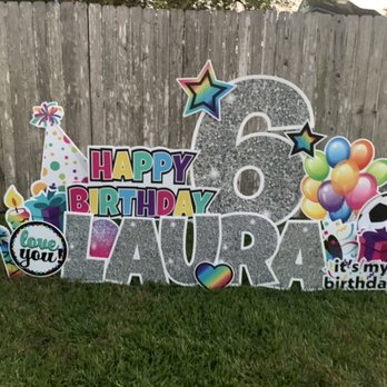Celebrate It Yard Cards - Happy Birthday flash! - Party Supplies Near Me - Pearland, Texas Celebrate It Yard Cards - Happy Birthday flash! - Party Supplies Near Me - Pearland, Texas