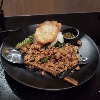 Hanuman Thai Eatery - Pad kra pow Kai dao - Thai Near Me - Costa Mesa, California