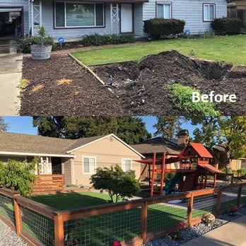 Green Hard Landscape Construction - Front yard transformed. - Landscaping Near Me - San Jose, California Green Hard Landscape Construction - Front yard transformed. - Landscaping Near Me - San Jose, California