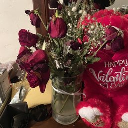 I bought these roses on Saturday and this pic was taken on Monday I bought these roses on Saturday and this pic was taken on Monday