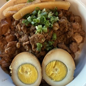 Pine & Crane DTLA - Minced Pork on Rice 滷肉飯 - Taiwanese Near Me - Los Angeles, California