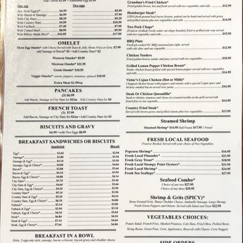T L's Country Kitchen - Menu as of September 2022 - Southern Near Me - Manteo, North Carolina T L's Country Kitchen - Menu as of September 2022 - Southern Near Me - Manteo, North Carolina