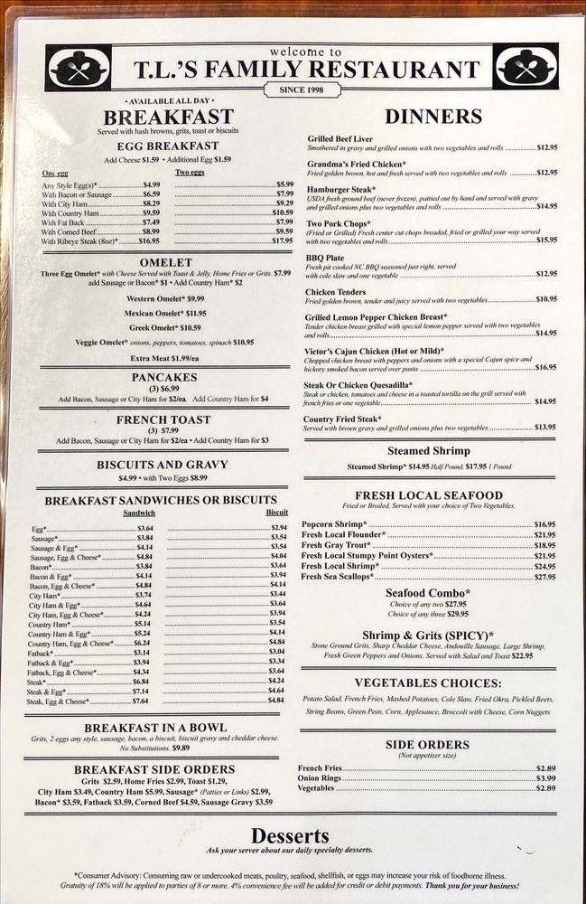 T L's Country Kitchen