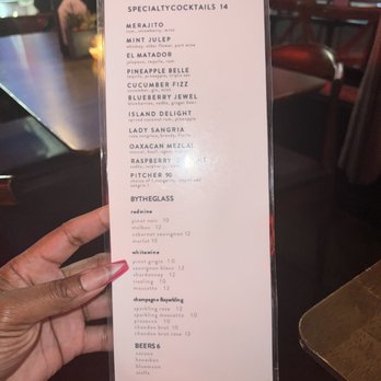 Mera  - Drink menu - Mediterranean Near Me - Brooklyn, New York