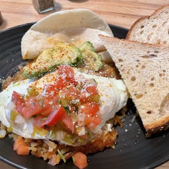 Urban Egg - Carnitas Bowl with over easy egg - Breakfast & Brunch Near Me - Colorado Springs, Colorado Urban Egg - Carnitas Bowl with over easy egg - Breakfast & Brunch Near Me - Colorado Springs, Colorado
