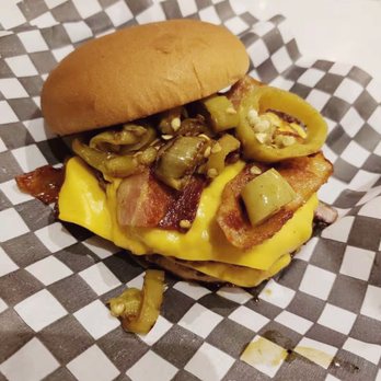 Holy Chuck - The Raging Bull (very spicy, be warned!) - Burgers Near Me - Woodbridge, Ontario Holy Chuck - The Raging Bull (very spicy, be warned!) - Burgers Near Me - Woodbridge, Ontario