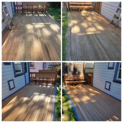 SFC Pressure Washing - Maintenance coat on this deck for appearance and upkeep!
