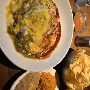 Mi Dia From Scratch - lunch stacked enchiladas $16.50 - Mexican Near Me - Plano, Texas
