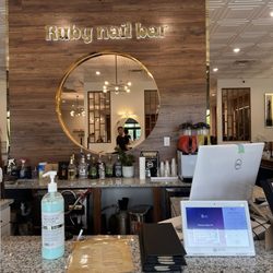 Ruby Nail Bar - Front desk/bar