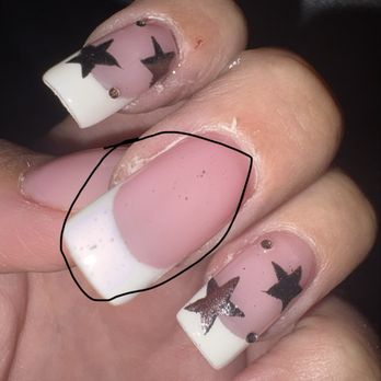 M Nail Bar - Encapsulated glitter on nails not intended to have glitter - Nail Salons Near Me - Villa Park, California M Nail Bar - Encapsulated glitter on nails not intended to have glitter - Nail Salons Near Me - Villa Park, California