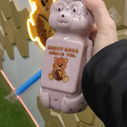 Honey Bear  Bubble Tea - Taro milk tea!