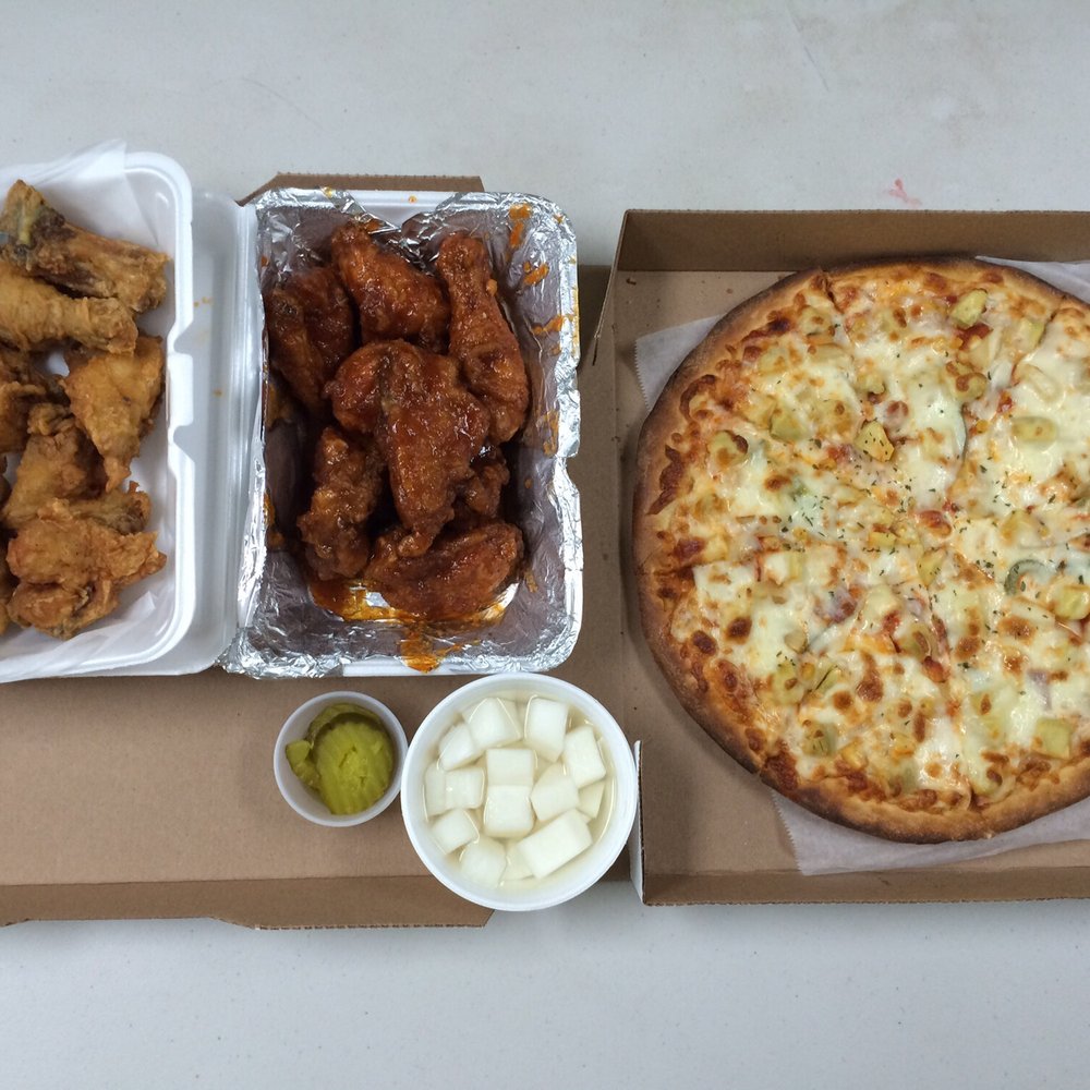 Cheogod Zip Chicken Pizza - Korean Near Me - Flushing, New York Cheogod Zip Chicken Pizza - Korean Near Me - Flushing, New York