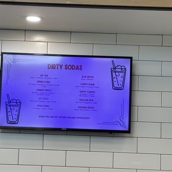 Fields Coffee - Dirty soda menu with sugar free options available - Coffee & Tea Near Me - Danville, Indiana