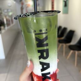Strawberry Matcha Latte