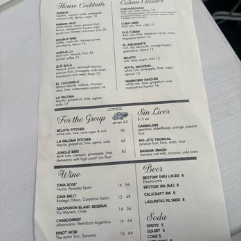 Cubita - Menu - Cuban Near Me - San Francisco, California
