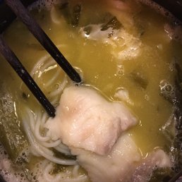 Chinese Sauerkraut Fish Noodle Soup