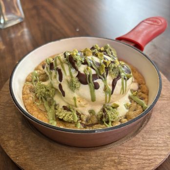 Dvine Mediterranean Experience - Long Beach - November 2024. Notice the knafeh bits with the pistachio nuts and drizzle. - Mediterranean Near Me - Long Beach, California Dvine Mediterranean Experience - Long Beach - November 2024. Notice the knafeh bits with the pistachio nuts and drizzle. - Mediterranean Near Me - Long Beach, California