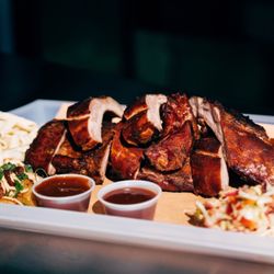 Pink Piggy BBQ - Special event smoked ribs. Wow!