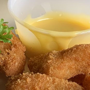 Pounders Restaurant - Fish nuggets with liliko'i aioli. Yummy fried goodness! - Pizza Near Me - Laie, Hawaii Pounders Restaurant - Fish nuggets with liliko'i aioli. Yummy fried goodness! - Pizza Near Me - Laie, Hawaii