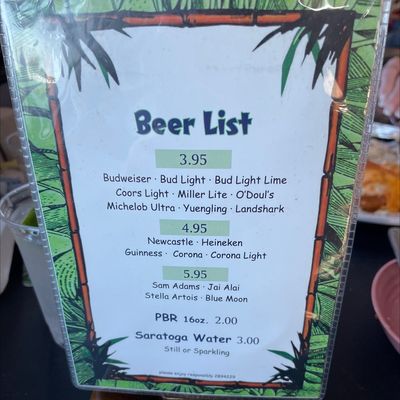 Menu photo 8 The Brass Monkey St. Pete Beach, FL