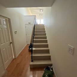 New Vinyl planks on stairs