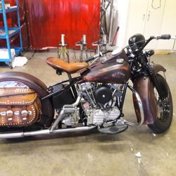 Old School Motorcycle Company - Here's the picture of my bike that took over two years to build. I never saw it or rode it. The sold it and kept my deposit. Beware of owner